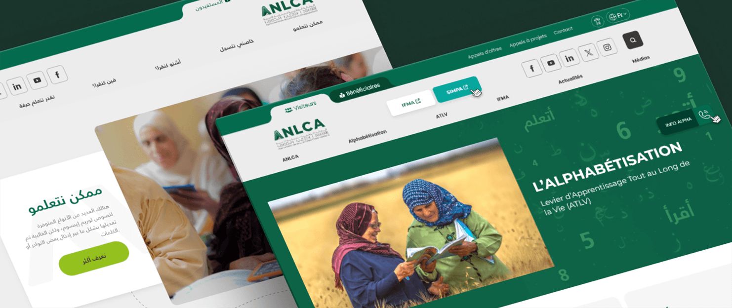 Capture d'écran du site ANLCA, aperçu 1