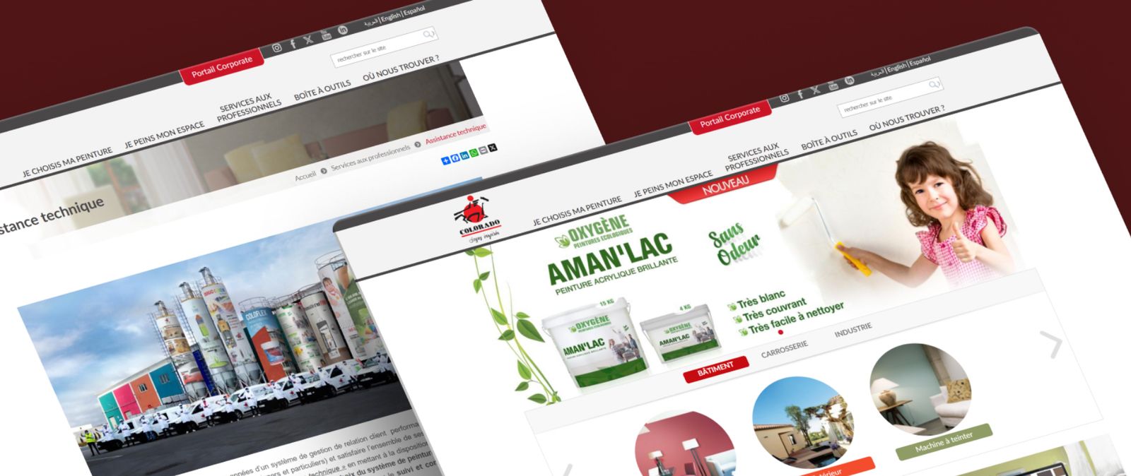 Capture d'écran du site Colorado, aperçu 1