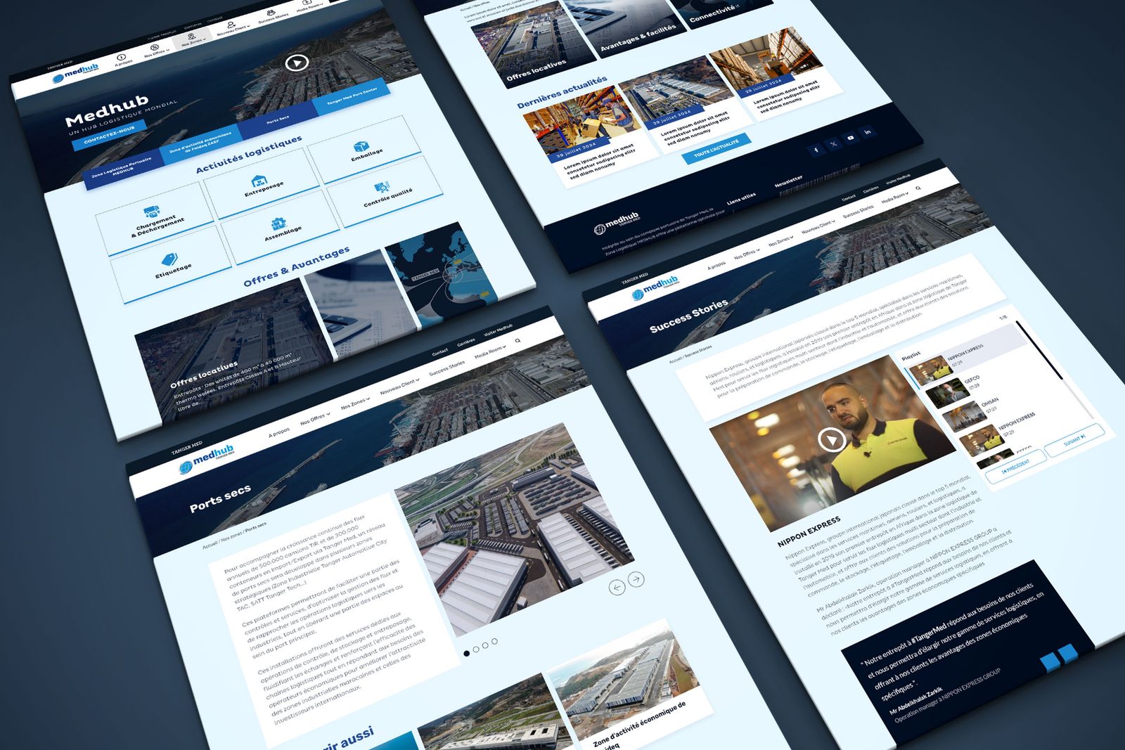 Capture d’écran du site Medhub, aperçu 4