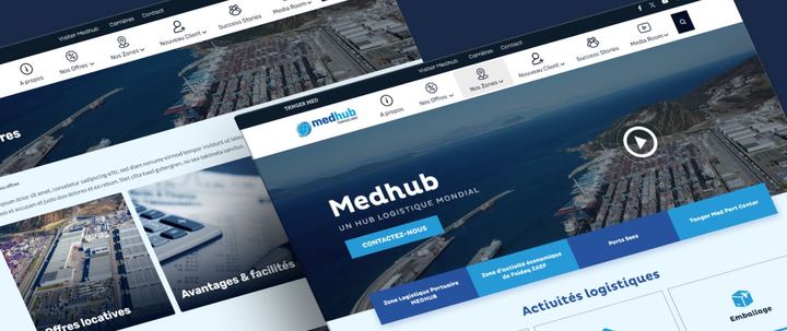 Capture d’écran du site Medhub